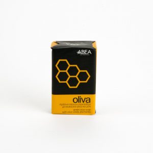 natuurlijke olijfzeep met olijfzaad en honing